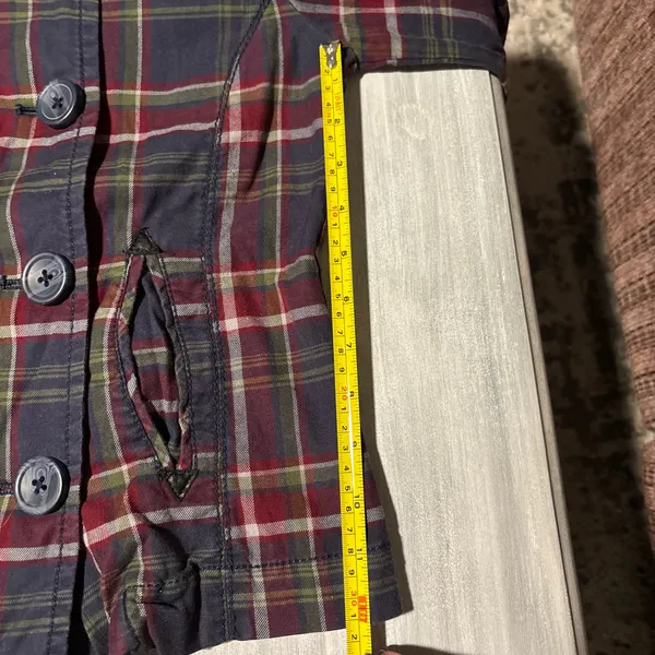 Aeropostale S Plaid Peacoat jacket fall staple - Image 10