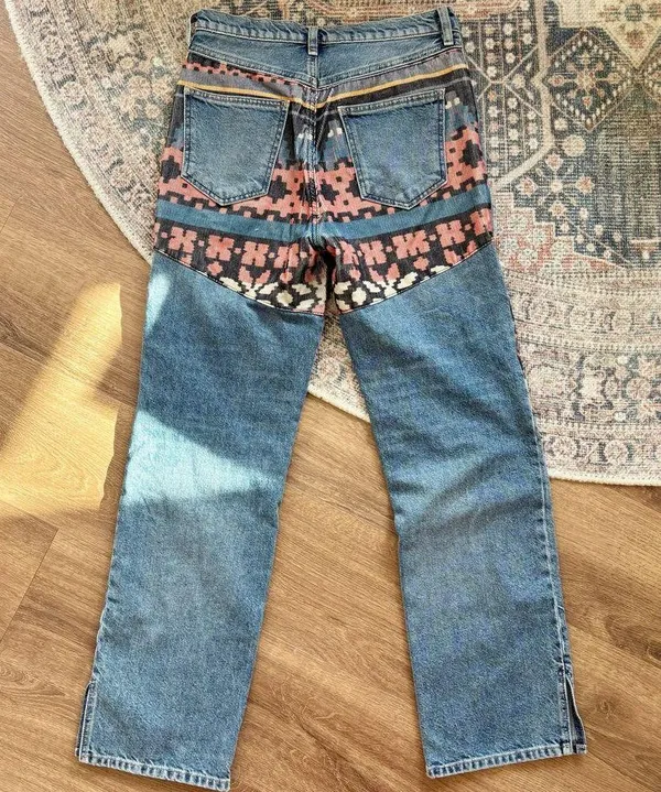 Free People Rocky Mountain Straight Leg Jeans - Image 7