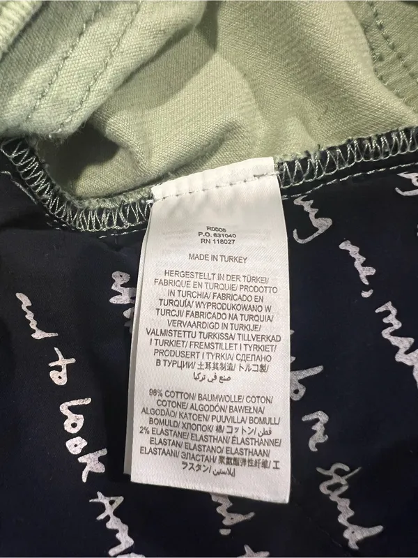Boden Green Girlfriend Denim Corduroy Mid rise pants size 6 regular - Image 15