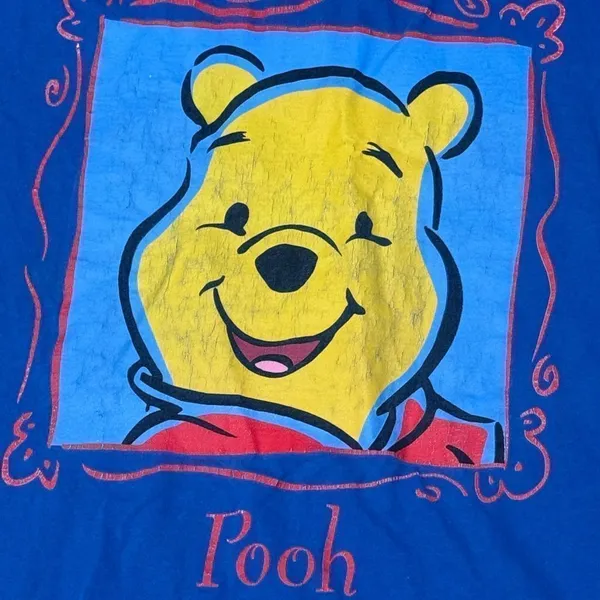 Vintage Disney Pooh 90’s Oversized Sleep Shirt Women’s One Size XL - Image 4