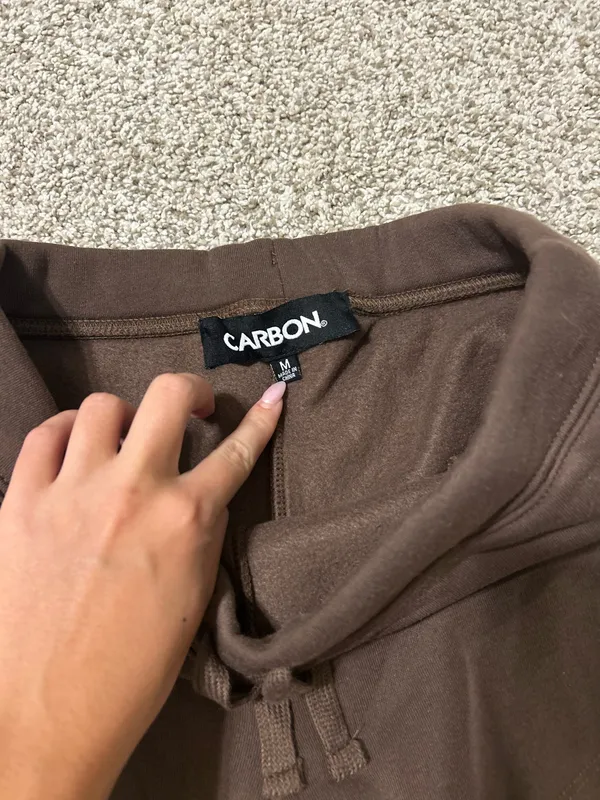 Brown sweat shorts Size M - Image 4