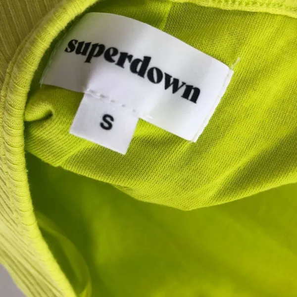 superdown Kourtney Backless Mini Dress in Chartreuse‎ - Image 9