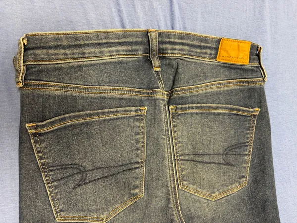 American Eagle Next Level Stretch Straight Leg Jeans Size 6 - Image 4
