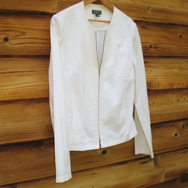White Stretch Jacket  - Image 2