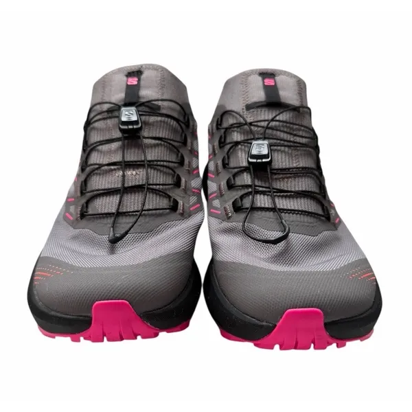 Salomon‎ Pulsar Trail PRO 2 Shoes Plum Kitten/Black/Pink Glow Women's Size 9.5 - Image 3