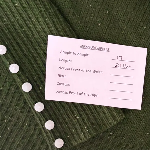 Anthropologie SLEEPING ON SNOW Green Cashmere Wool Button Sweater Knit Small - Image 12