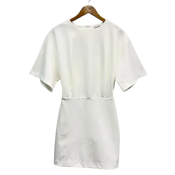 Showpo Karyna Shirt Dress Dress in White size 2 NWT - Image 2