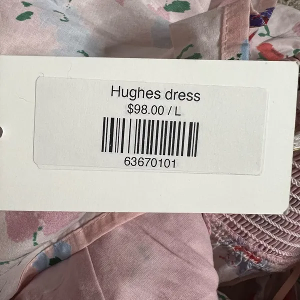 Sofie the Label Hughes Floral Tiered Midi Dress Large Women’s Pink - Image 5