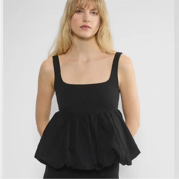 NEW Aritzia Wilfred Women’s Salvo Top Squareneck Bubble Tank Top - Image 2