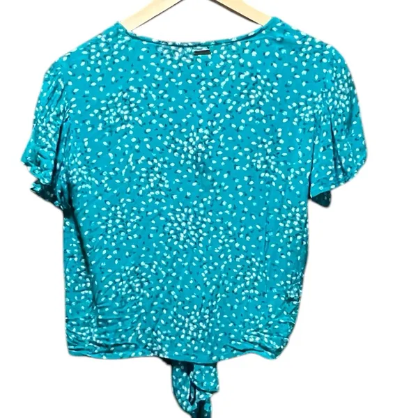 Billabong Wild Gaze Wrap‎ Top Seagreen Size small - Image 10