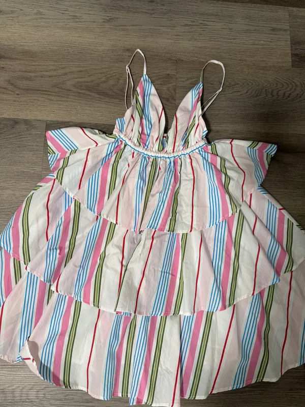 Hill House Gigi The Dress Multicolor Stripes - Image 2