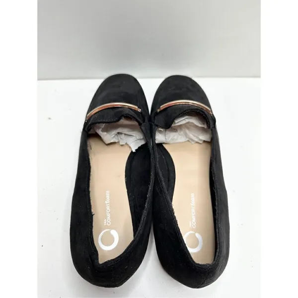 Journee Collection Loafer Womens Size‎ 10 Black Slip On Casual Shoes - Image 7