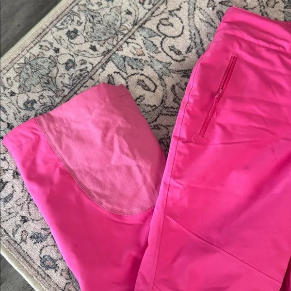 Halfdays Alessandra Insulated Ski Pants in Alpenglow Pink - Image 6