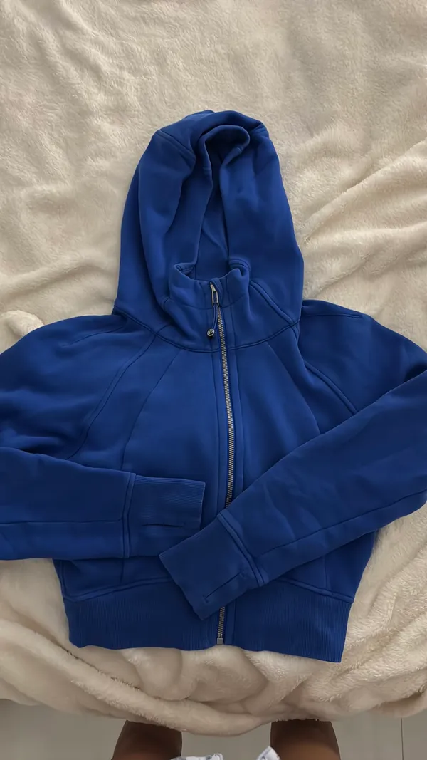Lululemon Cropped Fitted Scuba Hoodie - Image 2
