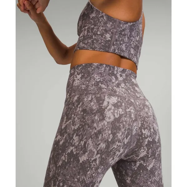 Lululemon Wunder Train Longline Animal Snake Print Sports Bra Crop Tank Top Sz S - Image 5
