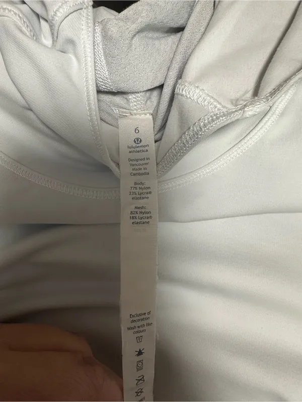 lululemon athletica Light Gray Hooded Pullover - Image 4