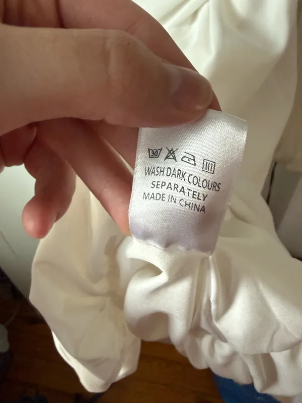 Amazon Long sleeve white bubble dress - Image 4