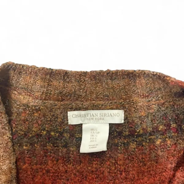 Christian‎ Siriano brown and orange striped cardigan - Image 2