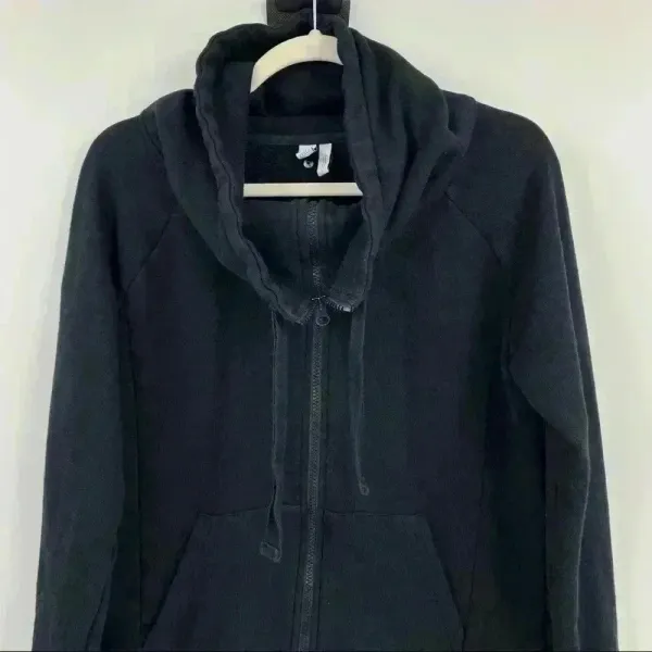 Z by Zella Full Effect Women's Black Zip‎ Activewear Casual Sweater Size L - Image 8