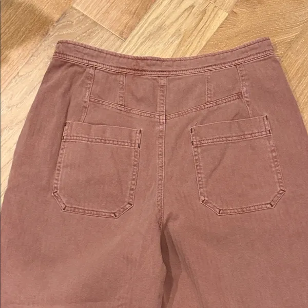 Free People Clean Mod Utility Crop Pant Mauve Size‎ 12 - Image 6