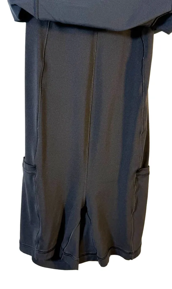 OFFLINE by Aerie Real Me Exercise Mini Dress Black Active Athletic Cutout XS - Image 6