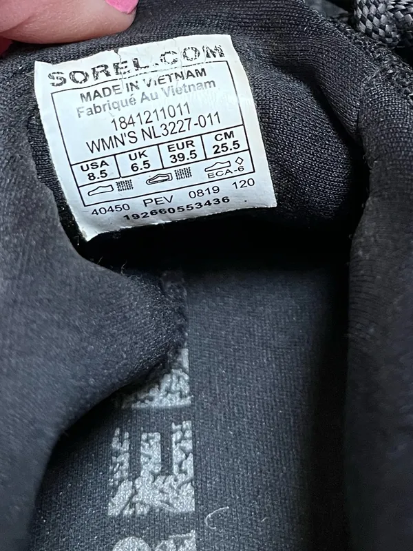 Sorel Kinetic lace-up sneakers Charcoal Grey 8.5 - Image 5