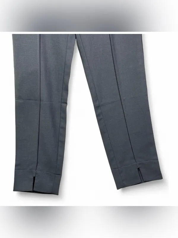 LULUS Women’s Aisha Charcoal Grey Trouser High Waist Dress Pants Trousers Size S - Image 9