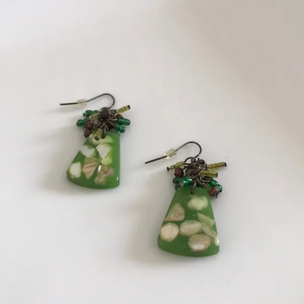 4 for $12 MIX N MATCH green earrings - Image 3
