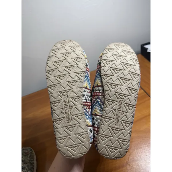 Minnetonka Cally Mosaic Tapestry Slippers Moccasins Shoes Slip On Southwestern 6 - Image 4