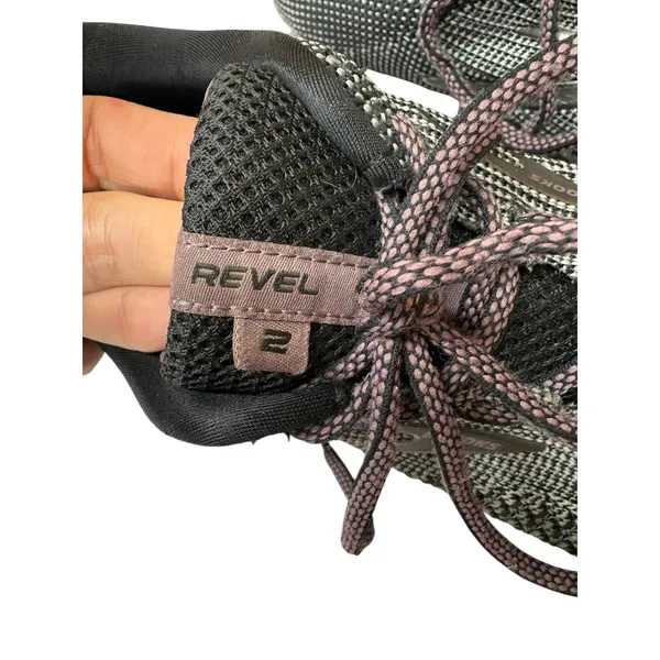Brooks Revel 2 Running Shoes Black Grey Mauve Knit Athletic Outdoor Sneakers 8 - Image 5