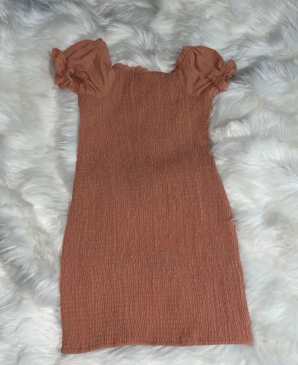 Grey Bandit Orange Mini Dress - Image 3