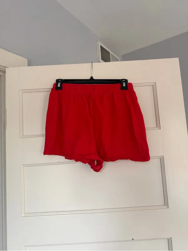 Wild Fable Red 100% Cotton Lounge Shorts - Image 2