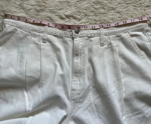 Madewell Jeans The Harlow Wide-Leg Baggy Straight in Tile White 33 NWT New - Image 10
