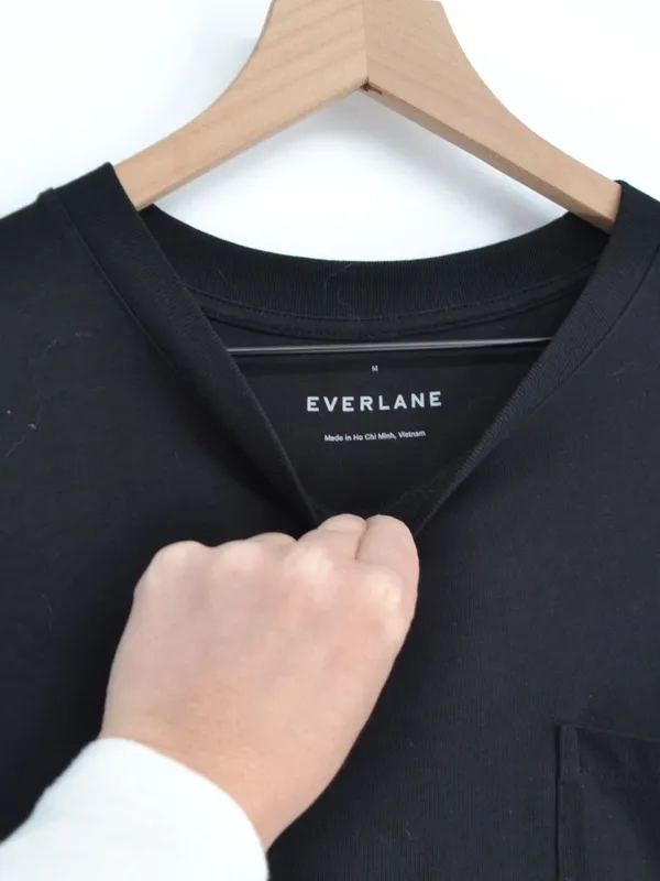 Everlane Cotton T-Shirt Dress Black M - Image 4