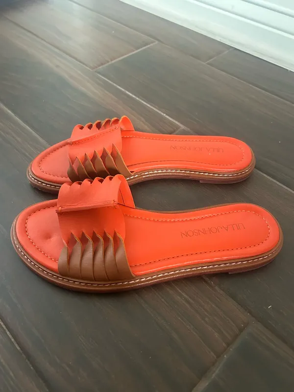 Ulla Johnson Ameya Twisted Contrast slides sz 7  - Image 3