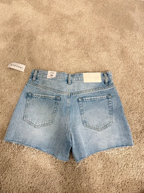 PacSun Jean Shorts Vintage Cut Off 25 - Image 2