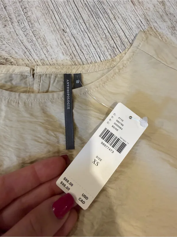 Anthropologie The Della Pleated-Waist Shell Top - Image 6