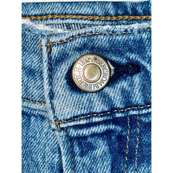 Abercrombie & Fitch The ‘90s Relaxed Jean High Rise Blue Denim Jeans Size 26 2 R - Image 5