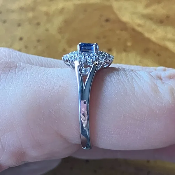 Natural Kyanite Sterling Silver Ring Size 8 - Image 3