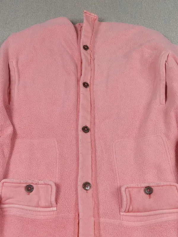 Free People Pink Fleece Shacket - Image 4