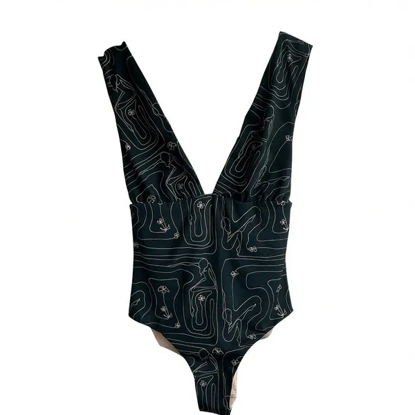 Cali Dreaming Swimsuit Sz M Grove One - Image 2