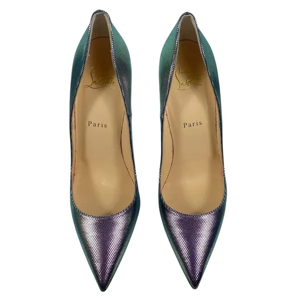 Christian Louboutin Tissu Scarabe So Kate 120 Pump Digitale Size 39 - Image 5