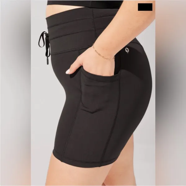 Popflex Cargo Biker Shorts Black‎ Size XXS - Image 2