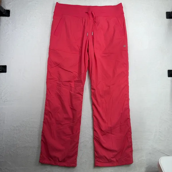 Lululemon 14 Dance Studio Mid Rise Lined Pant Regular Glaze Pink Athletica Sport - Image 3