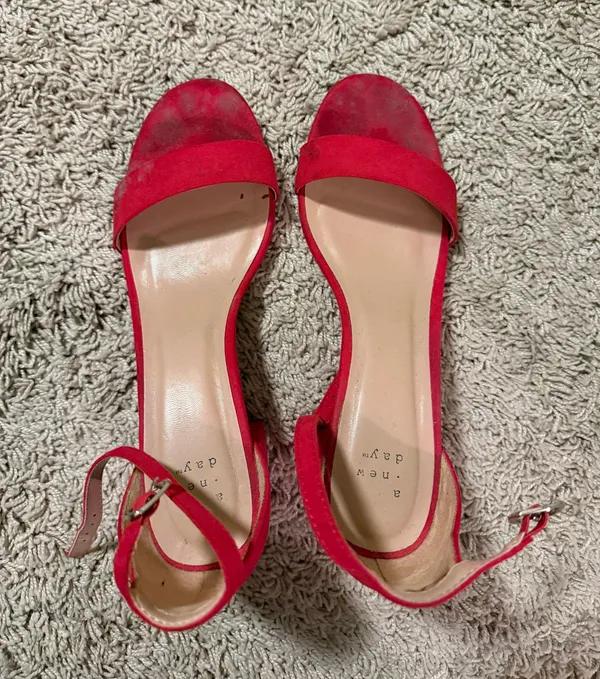 Target Red Block Heels - Image 3