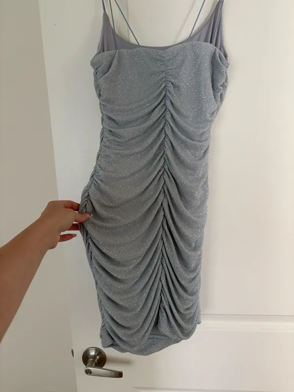 B Darlin Dillard's Sparkly Bodycon Mini Dress - Image 3