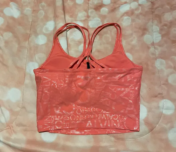 Calvin Klein performance crop top built in bra - Image 2