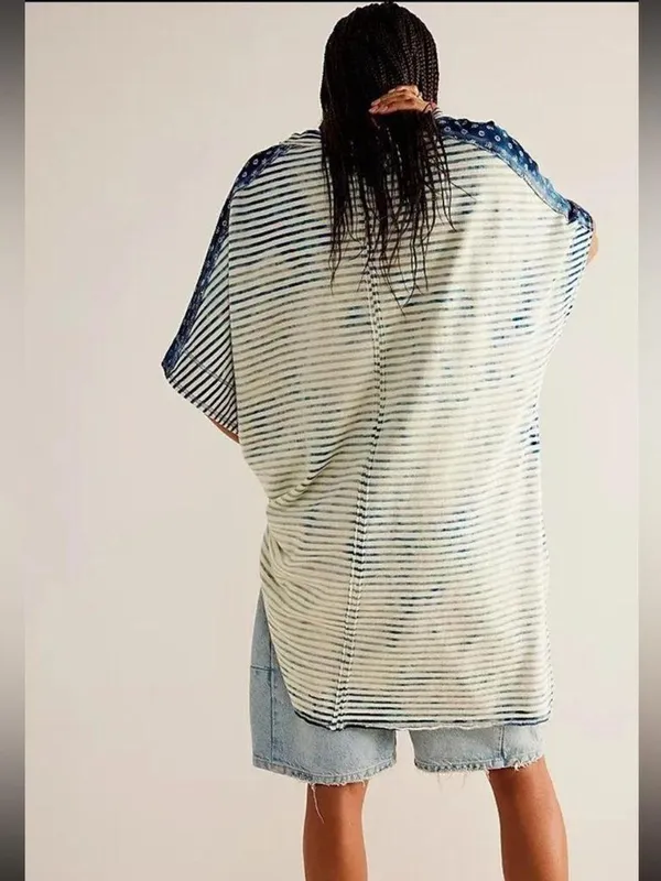 Free People We The Free True Blue Tee Med - Image 3