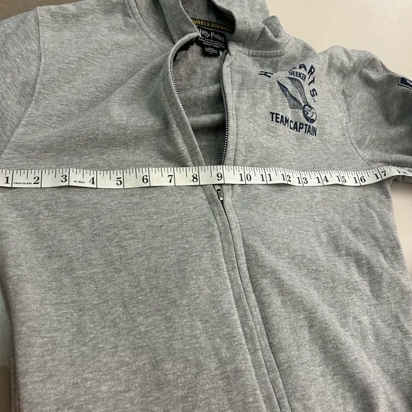 Harry Potter Gray Hogwarts Hoodie NEW - Image 9