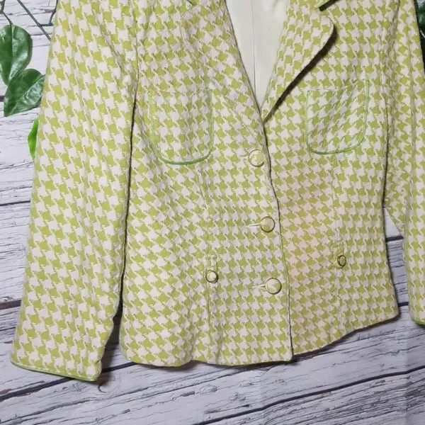 Old Navy twill button up blazer green jacket - Image 5
